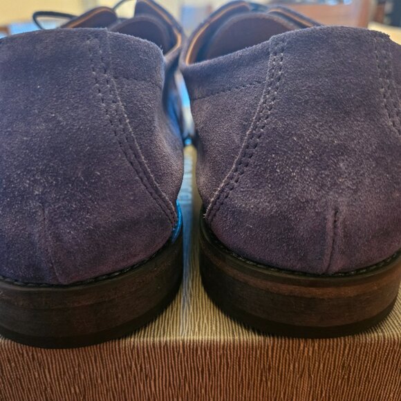Blue Suede Shoes Bacco Bucci NARDI LEATHER SOLE Size 11 main image 12